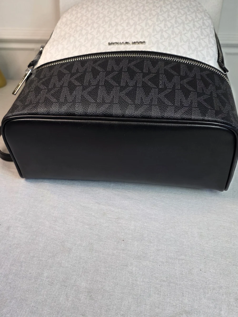 Michael Kors Rhea Medium Backpack in Optic White Multi Colorblock - Picture 9 of 10
